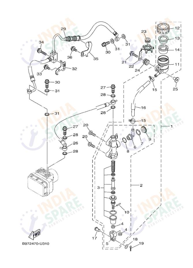 REAR MASTER CYLINDER